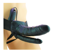 Lux Fetish Unisex Vibrierender Doppeldildo zum Umschnallen