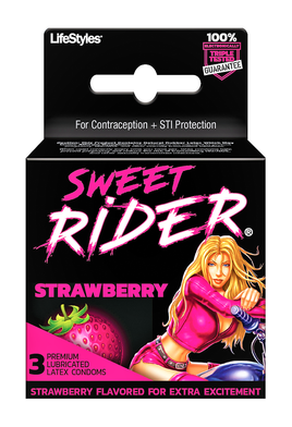 LifeStyles Sweet Rider Strawberry Condoms