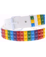 LGBTQ Pride Rainbow Pyramid Belt
