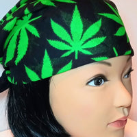 420 Cannabis Pot Leaf Bandana