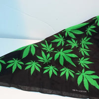 420 Cannabis Pot Leaf Bandana