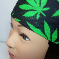 420 Cannabis Pot Leaf Bandana