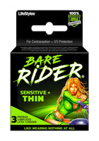 LifeStyles Bare Rider Sensitive Thin Condoms