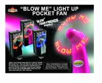 Blow Me Light Up Pocket Fan