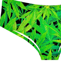 CANNABIS - Pot Leaf Novelty Panties
