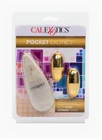 Calexotics Pocket Exotic Vibrating Double Gold Bullets