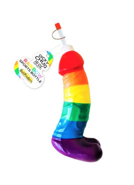 Rainbow Penis Drink Bottle