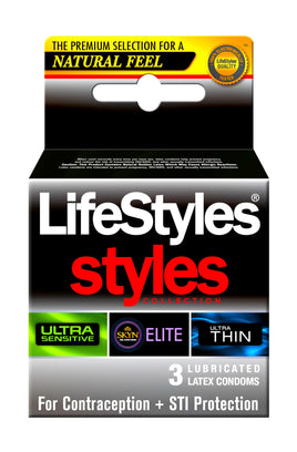 LifeStyles Styles Collection Condoms