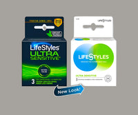 LifeStyles Ultra Sensitive Latex Condoms