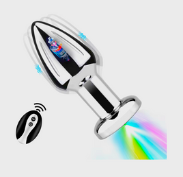 Remote Control Light Up Anal Plug