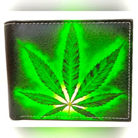 420 Cannabis Pot Leaf Wallet