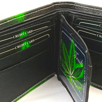 420 Cannabis Pot Leaf Wallet