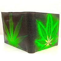 420 Cannabis Pot Leaf Wallet