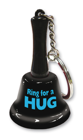 Ring For A Hug Bell Keychain