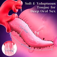 Wet Smooches G-Spot Clitoral Tongue Vibrator