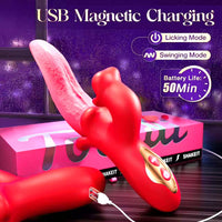 Wet Smooches G-Spot Clitoral Tongue Vibrator