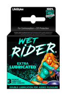 LifeStyles Wet Rider Extra Lubricated Condoms