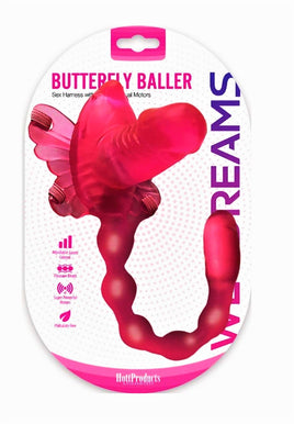 Wet Dreams Butterfly Baller Harness With Dildo