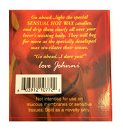 Johnni Black's Sensual Hot Wax Candles